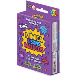 Jogo de Cartas Mimica e Sons Malucos 75CARTAS - Imagem 1