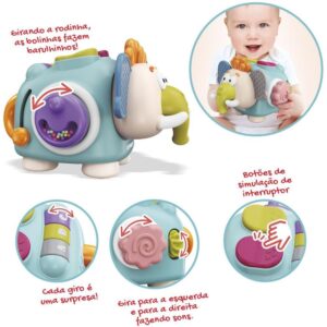 Brinquedo para Bebe Baby Mamute Sensorial - Imagem 3