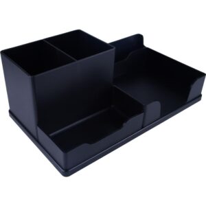 Acessorio para Mesa Organizador Plastico Preto - Imagem 1