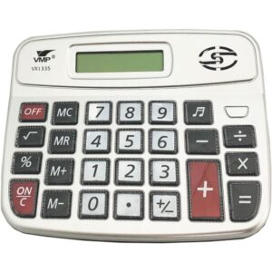 Calculadora de Mesa 8DIG. 15,4X12,5CM VX1335 Prata - Imagem 1