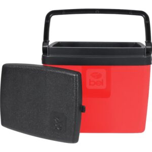 Caixa Termica 6L C/Alca Vermelho/Preta - Imagem 1