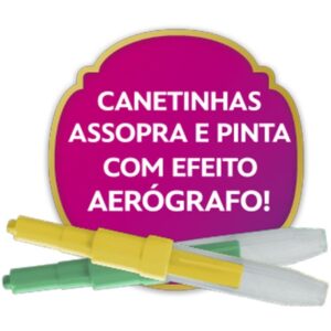 Brinquedo para Colorir Princesa Assopra e Pinta - Imagem 1