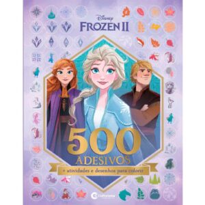 Livro com Adesivos Frozen 40PAG. C/500 Adesivos - Imagem 1