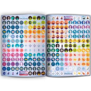 Livro com Adesivos Frozen 40PAG. C/500 Adesivos - Imagem 3