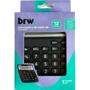 Calculadora de Mesa 12DIG. Vip 10,6X14,2X3 Cm - Imagem 1