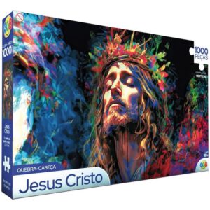 Quebra-Cabeca Cartonado Jesus Cristo 1000 Pecas - Imagem 1