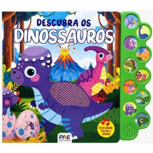 Livro Sonoro Toque e Sinta Dinossauro - Imagem 1