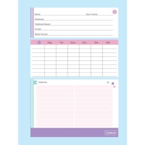 Caderno 01X1 Capa Dura Cute Cat 80FLS - Imagem 8