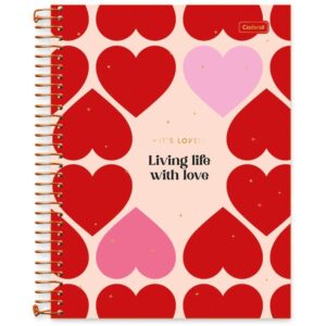 Caderno 01X1 Capa Dura Its Love 80FLS - Imagem 2