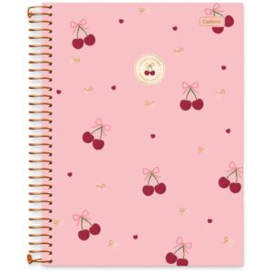 Caderno 01X1 Capa Dura Cherry Lovers 80FLS. - Imagem 5