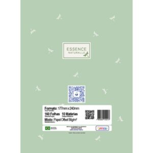 Caderno 10X1 Cp.dura Colegial Essence Naturalle 160FLS. - Imagem 11