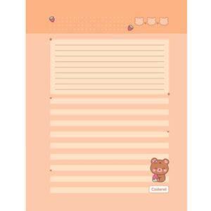 Refil para Caderno Lovvy P/Argolado 63G.80FLS. - Imagem 5