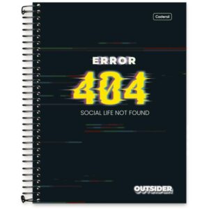 Caderno 01X1 Capa Dura Outsider 80FLS. - Imagem 2