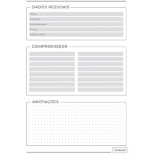 Caderno 01X1 Capa Dura Classic + Planner 88FLS - Imagem 6