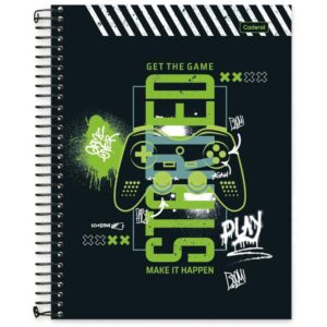Caderno 01X1 Capa Dura Flip College Masculino 80FLS. - Imagem 4