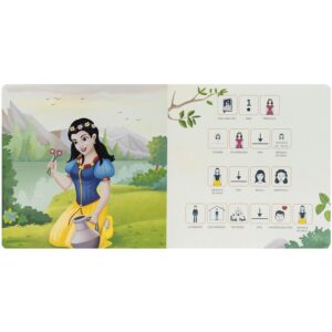 Livro Infantil Ilustrado Neuro Branca Neve Cd 20X20 36P - Imagem 3
