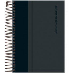 Agenda Permanente Permanente Preta 192F.130X188M - Imagem 2