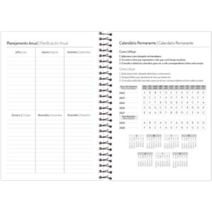 Agenda Permanente Permanente Preta 192F.130X188M - Imagem 3