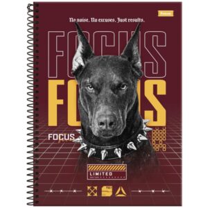Caderno 15X1 Capa Dura Hard Dog 240FLS. - Imagem 3