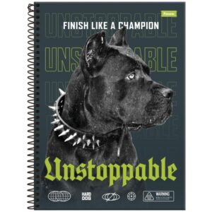 Caderno 15X1 Capa Dura Hard Dog 240FLS. - Imagem 4