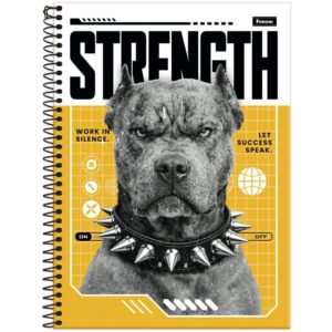 Caderno 15X1 Capa Dura Hard Dog 240FLS. - Imagem 5
