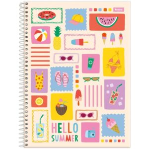 Caderno 10X1 Capa Dura Mid Feminino 160FLS. - Imagem 3