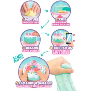 Slime Mini Kit Bolo Slimy Sugary - Imagem 3