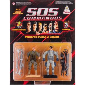 Miniatura Colecionavel Sos Commandos Willie Go e Matt - Imagem 1
