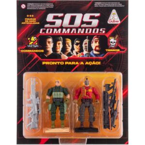 Miniatura Colecionavel Sos Commandos White Billy e Gl - Imagem 1