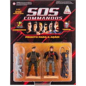 Miniatura Colecionavel Sos Commandos Chuck e Hammer - Imagem 1