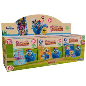 Quebra-Cabeca Madeira Galinha Pintadinha Mini 10PCS - Imagem 1