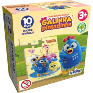 Quebra-Cabeca Madeira Galinha Pintadinha Mini 10PCS - Imagem 2