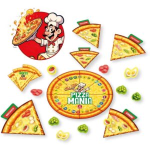 Jogo de Tabuleiro Pizza Mania 63PCS - Imagem 1