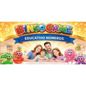 Jogo de Bingo Bingo Game Educativos Numeros - Imagem 1