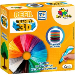Brinquedo 3D Refil P/Caneta 3D C/5UNIDADES - Imagem 3