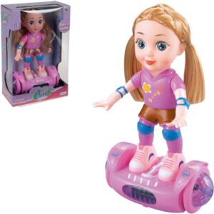 Boneca com Mecanismo Amy Hoverboard C/Luz e Som - Imagem 1