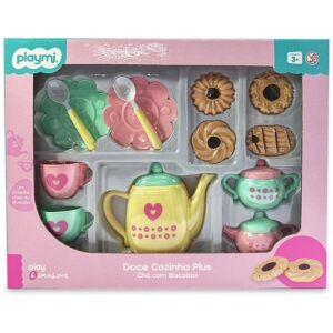 Brincando de Casinha Doce Cozinha Cha com Biscoitos - Imagem 2
