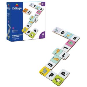 Domino Animais C/Letras em Madeira 28 - Imagem 2