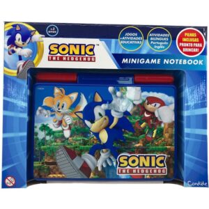 Laptop Infantil Sonic Minigame Bilingue - Imagem 2