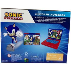 Laptop Infantil Sonic Minigame Bilingue - Imagem 4
