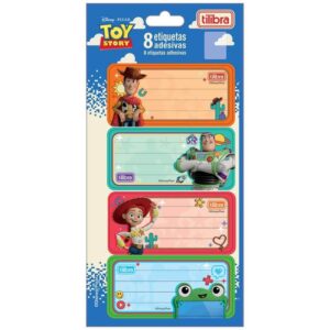 Etiqueta Escolar Decorada Toy Story C/8ETIQ. 100X208MM - Imagem 1