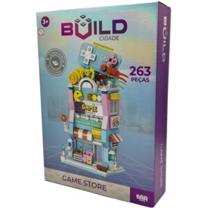 Brinquedo para Montar Mini Cidade Loja de Jogos 263P - Imagem 4