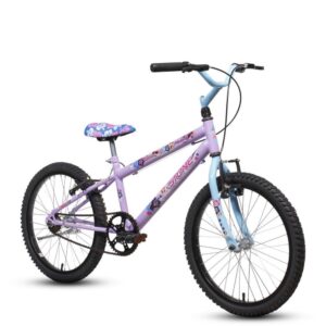 Bicicleta Aro 20 Melody Lilas/Azul C/Ces - Imagem 1
