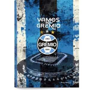 Caderno Brochurao Capa Dura Gremio 80FLS - Imagem 4