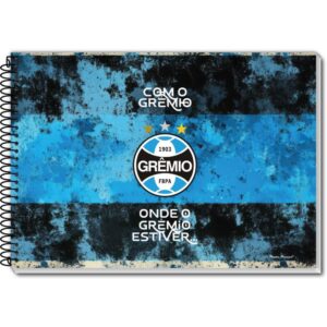 Caderno Desenho Univ Capa Dura Gremio 96FLS Espiral - Imagem 1