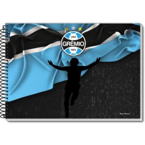 Caderno Desenho Univ Capa Dura Gremio 96FLS Espiral - Imagem 2