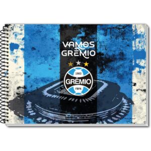 Caderno Desenho Univ Capa Dura Gremio 96FLS Espiral - Imagem 3