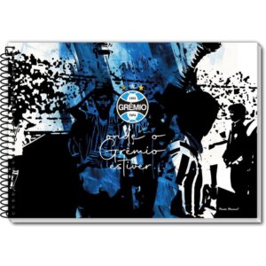 Caderno Desenho Univ Capa Dura Gremio 96FLS Espiral - Imagem 4