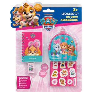 Kit Escolar Patrulha Canina Mini CADERN+3P - Imagem 1