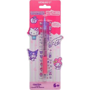 Caneta Esferografica Hello Kitty C/Adesiv. 0.7MM Az - Imagem 1